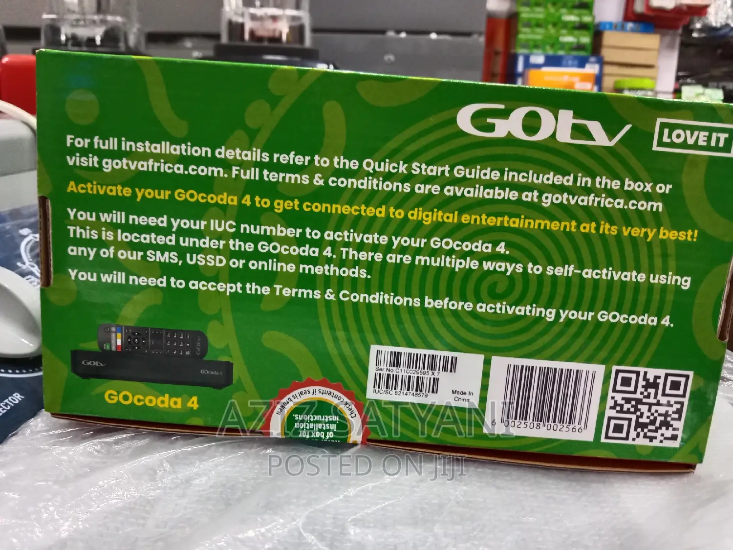 Gotv Full Kit,Compacty, Digital TV Service Technology,Black