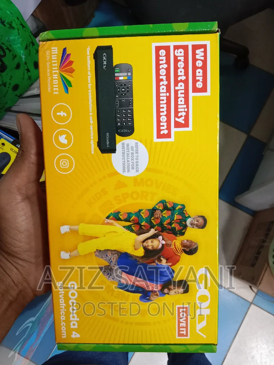 Gotv Full Kit,Compacty, Digital TV Service Technology,Black