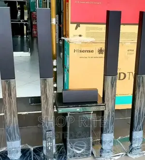 LG Home Theater 4 Tall Boys With a DVD Player System