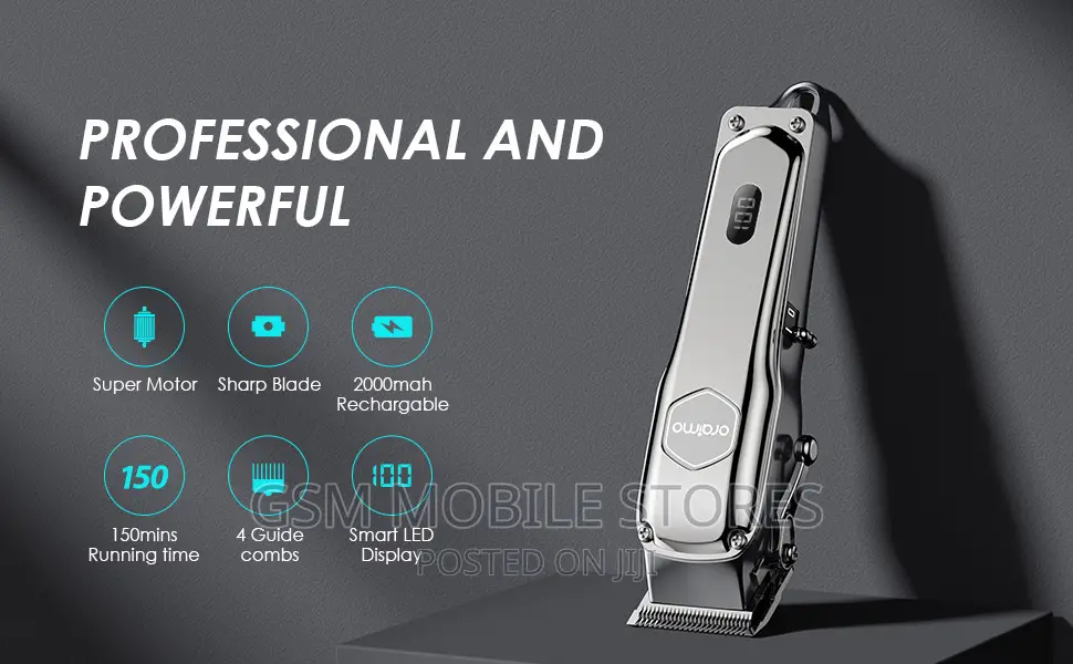 Oraimo Mens Rechargeable Hair Trimmer Professional Barbers