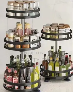 Rotating Spice Rack Organizer