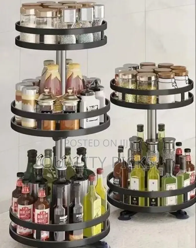 Rotating Spice Rack Organizer
