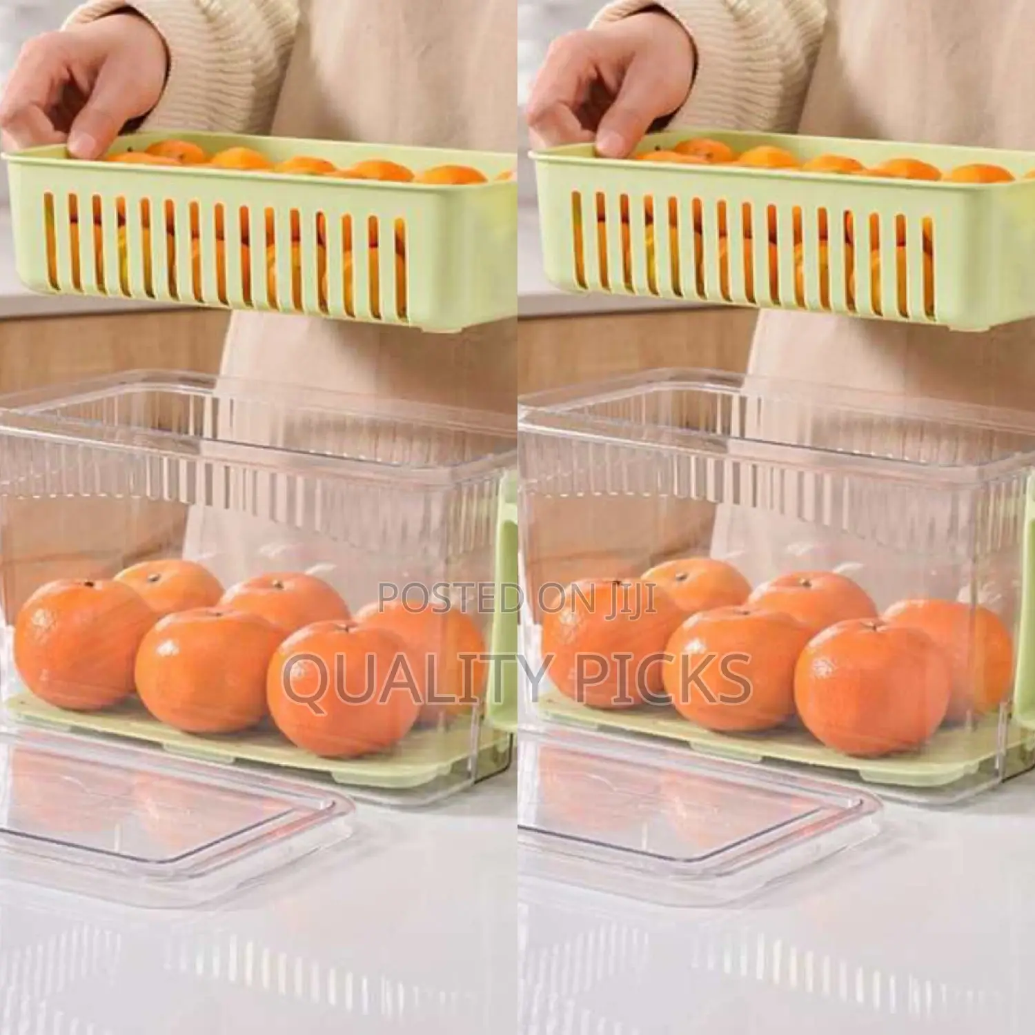 Plastic Vegetable Storage Containers