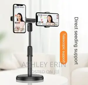Brand New Retractable Double Phone Holder