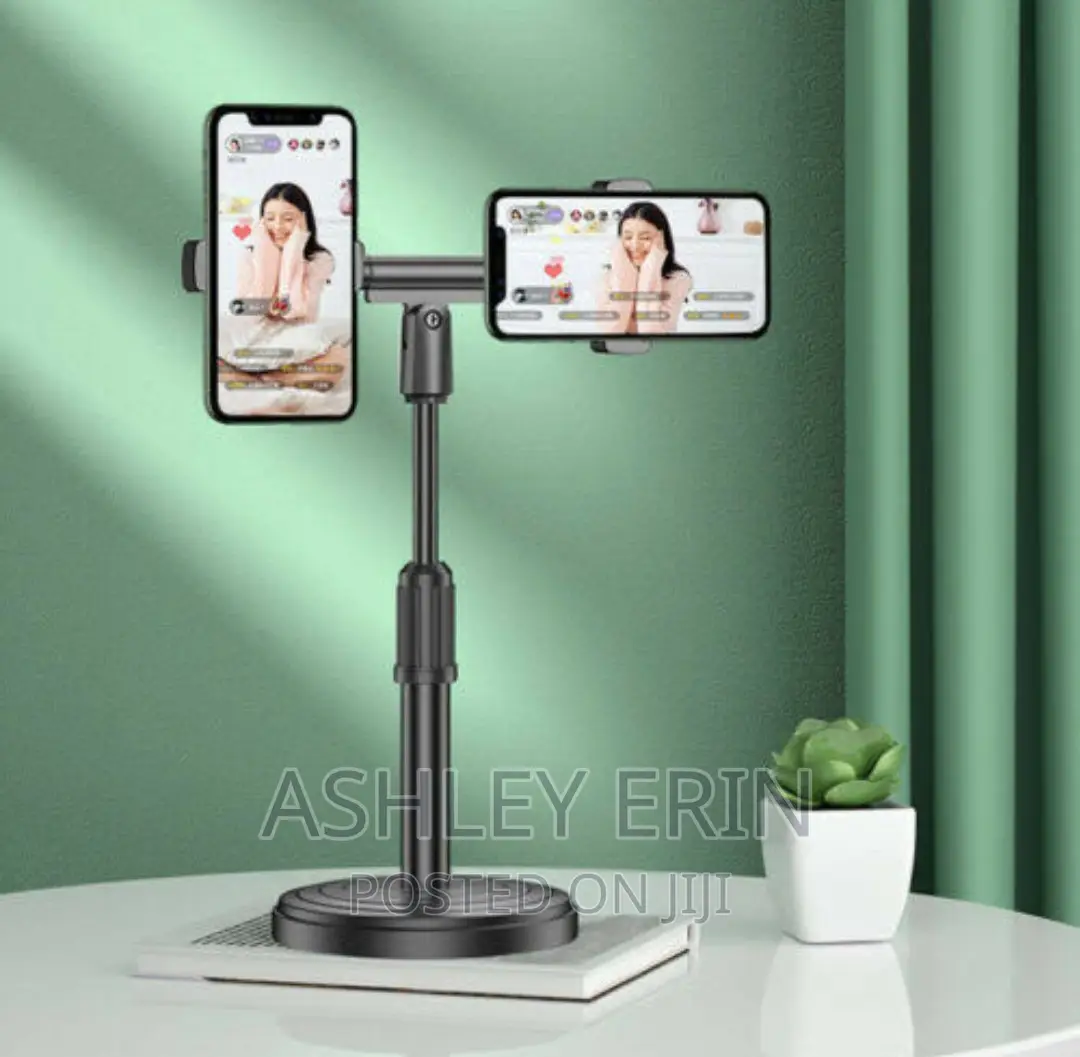 Brand New Retractable Double Phone Holder