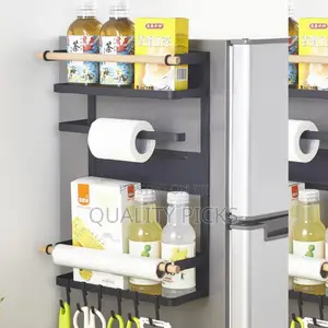 Fridge Sided Storage Containers Rack