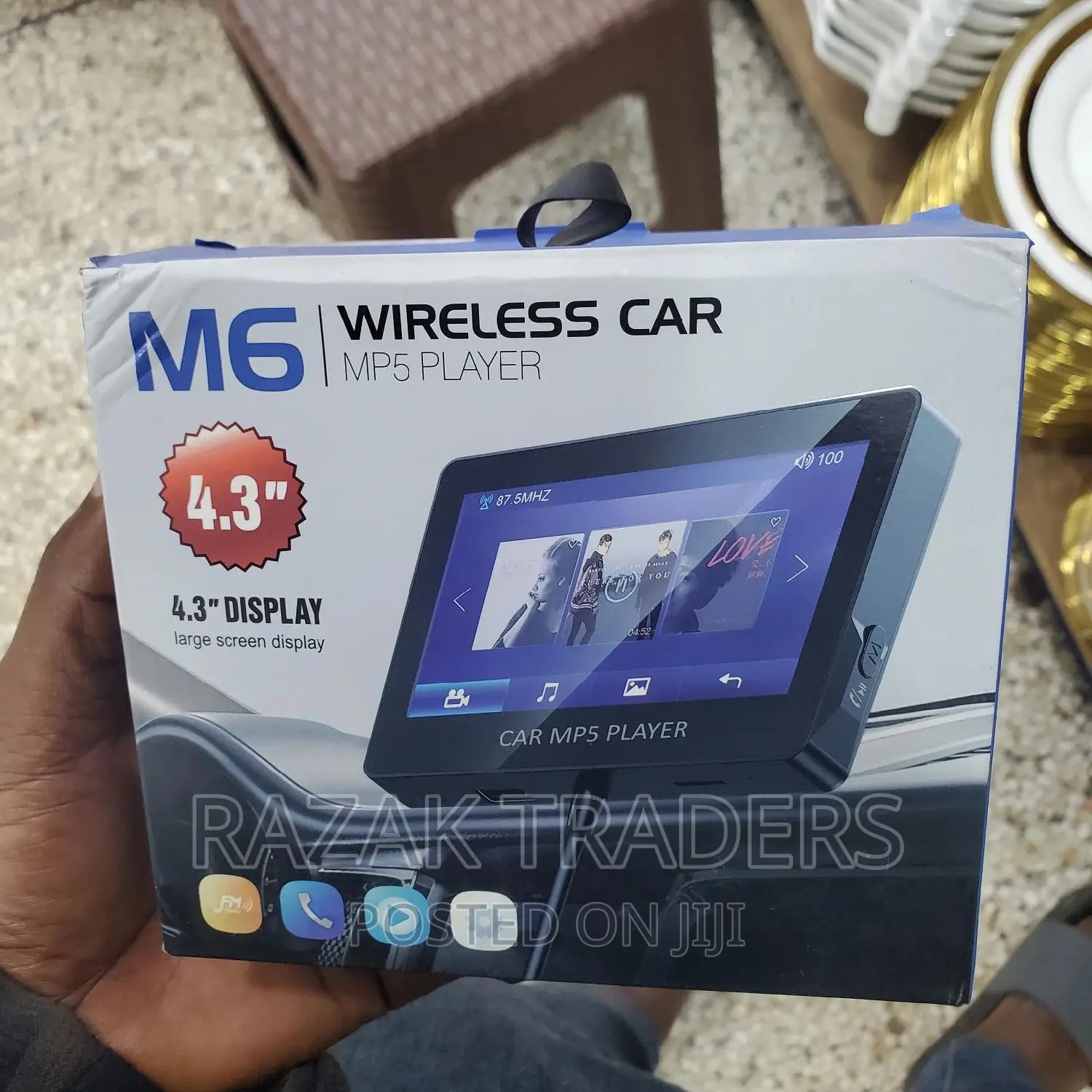 M6 Car MP5 Player Universal Android Large Screen Display