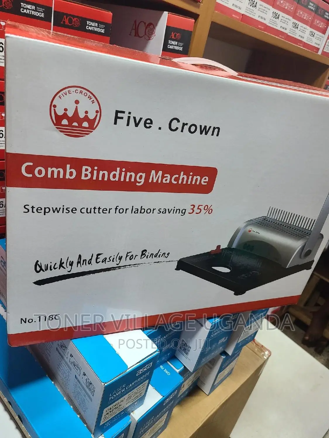 Comb Binding Machine ,Binding Capacity 450 Sheets A4