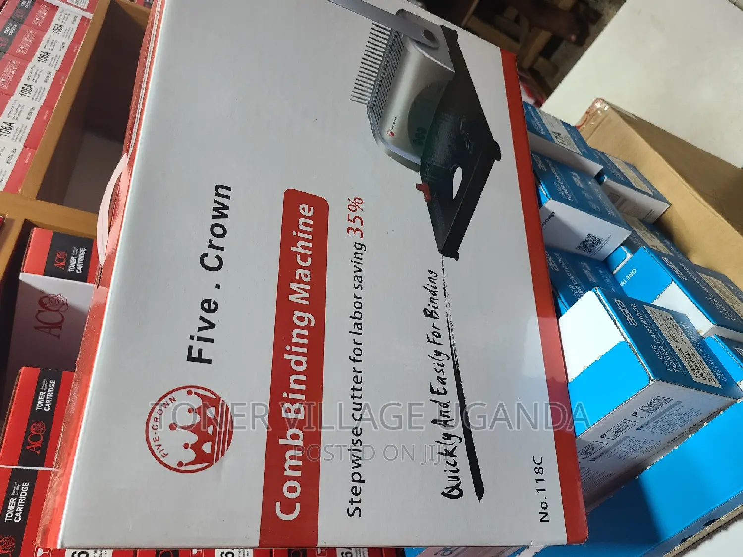 Comb Binding Machine ,Binding Capacity 450 Sheets A4