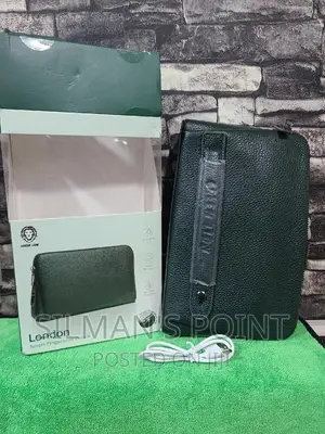 Green Lion London Fingerprint Pouch Green