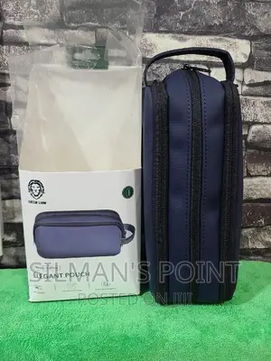Green Lion Elegant Pouch Blue