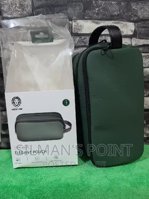 Green Lion Elegant Pouch Green