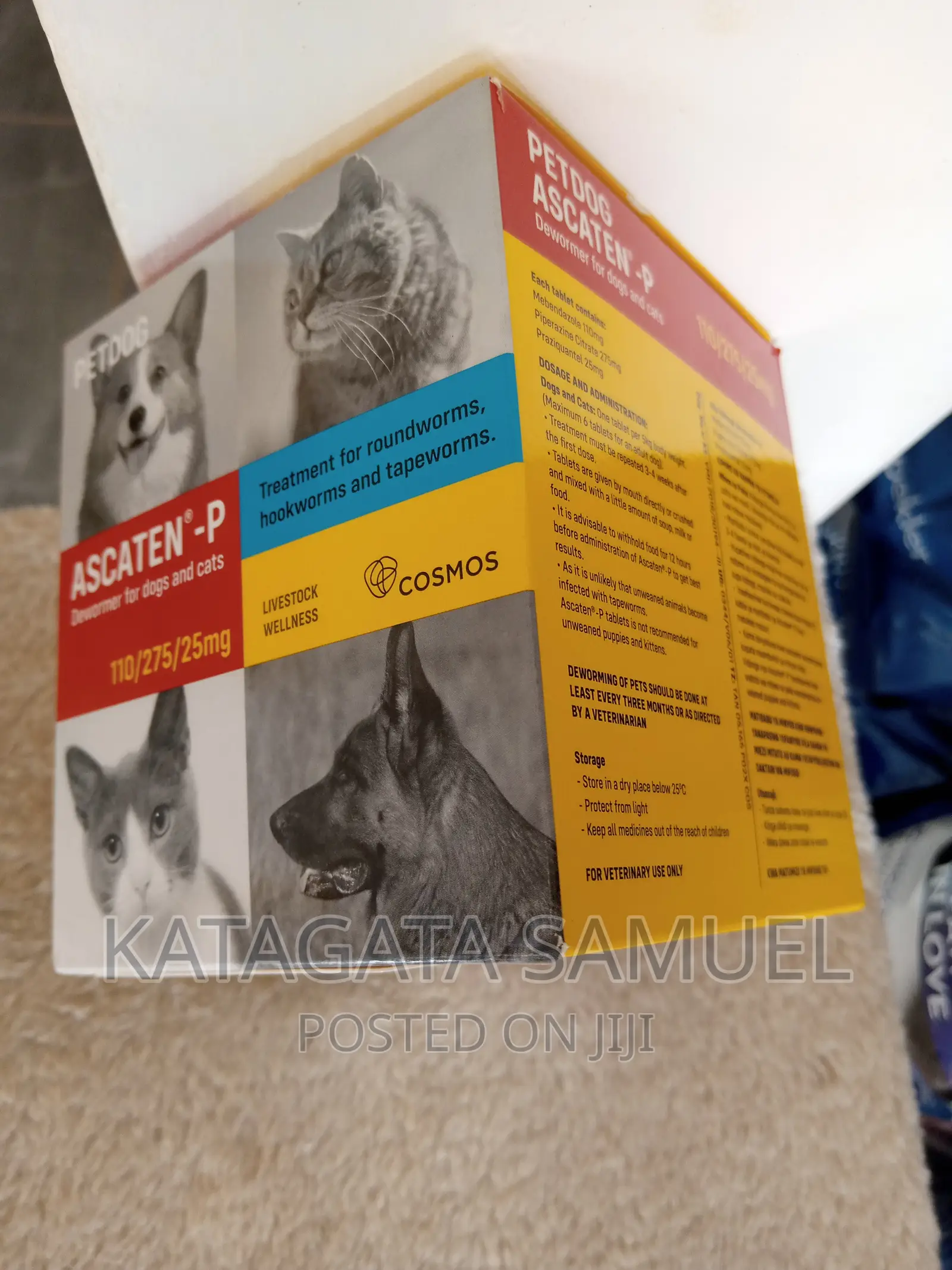 Ascaten-P Dog Dewormers 6 Tablet Pack