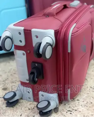 Vip Original Cloth Suitcase Made by KZINGS.Large.( Red)