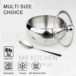 Metallic Sugar Bowl