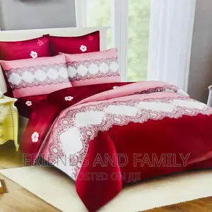 Nice Bed Cover With 4 Pieces