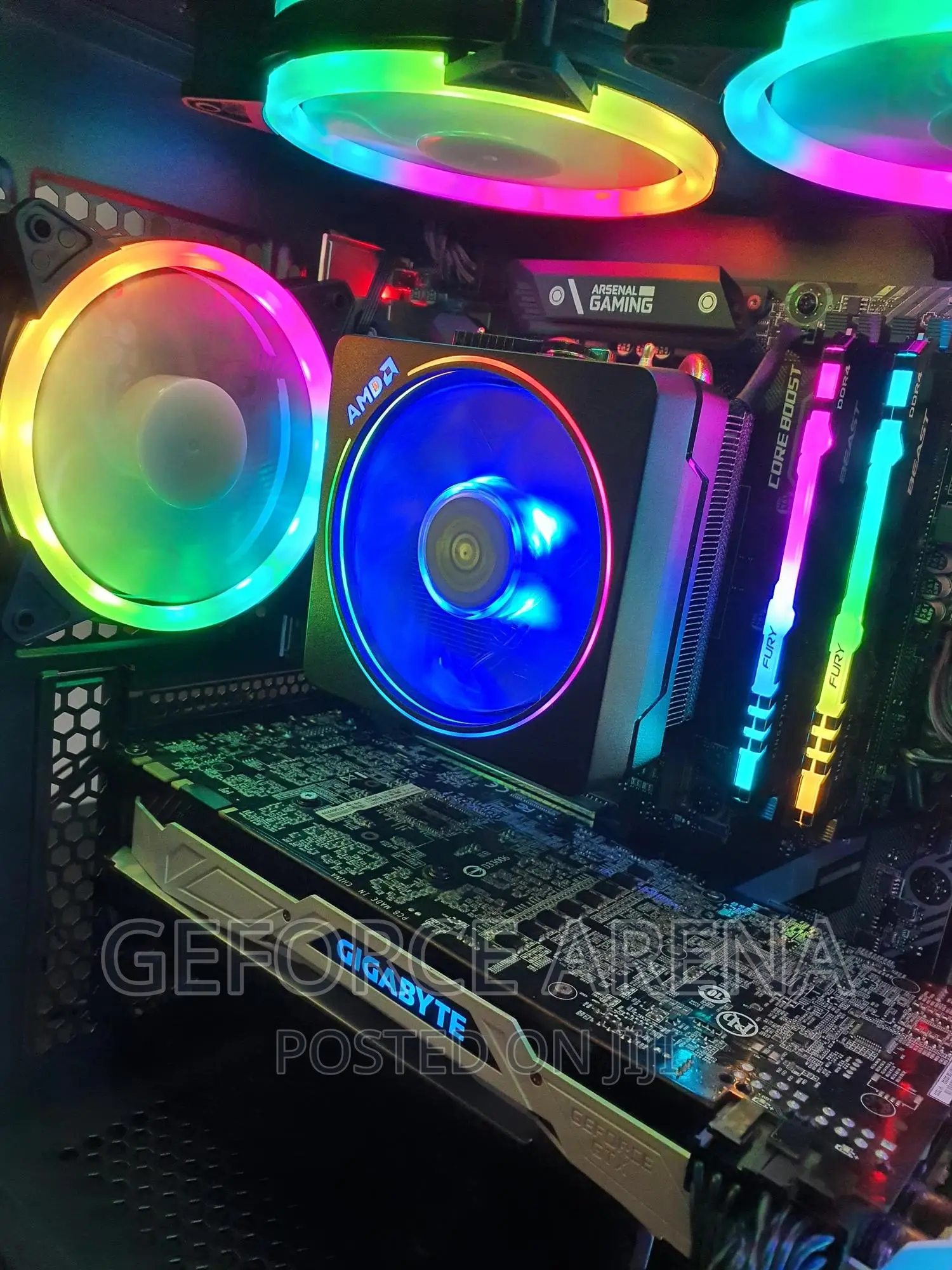 New Desktop Computer MSI model 32GB AMD Ryzen 5 HDD+SSD 2T