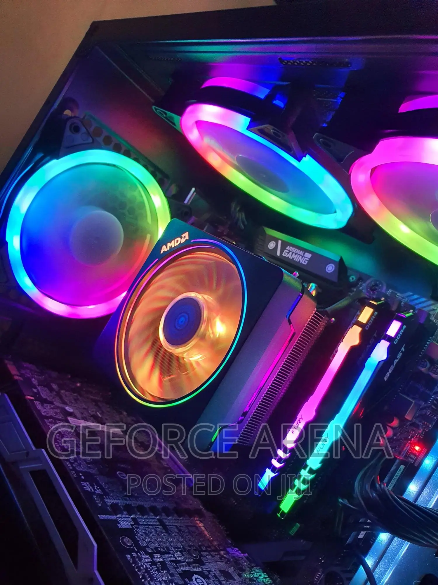 New Desktop Computer MSI model 32GB AMD Ryzen 5 HDD+SSD 2T