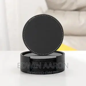 High Quality Leather Coasters 6pcs