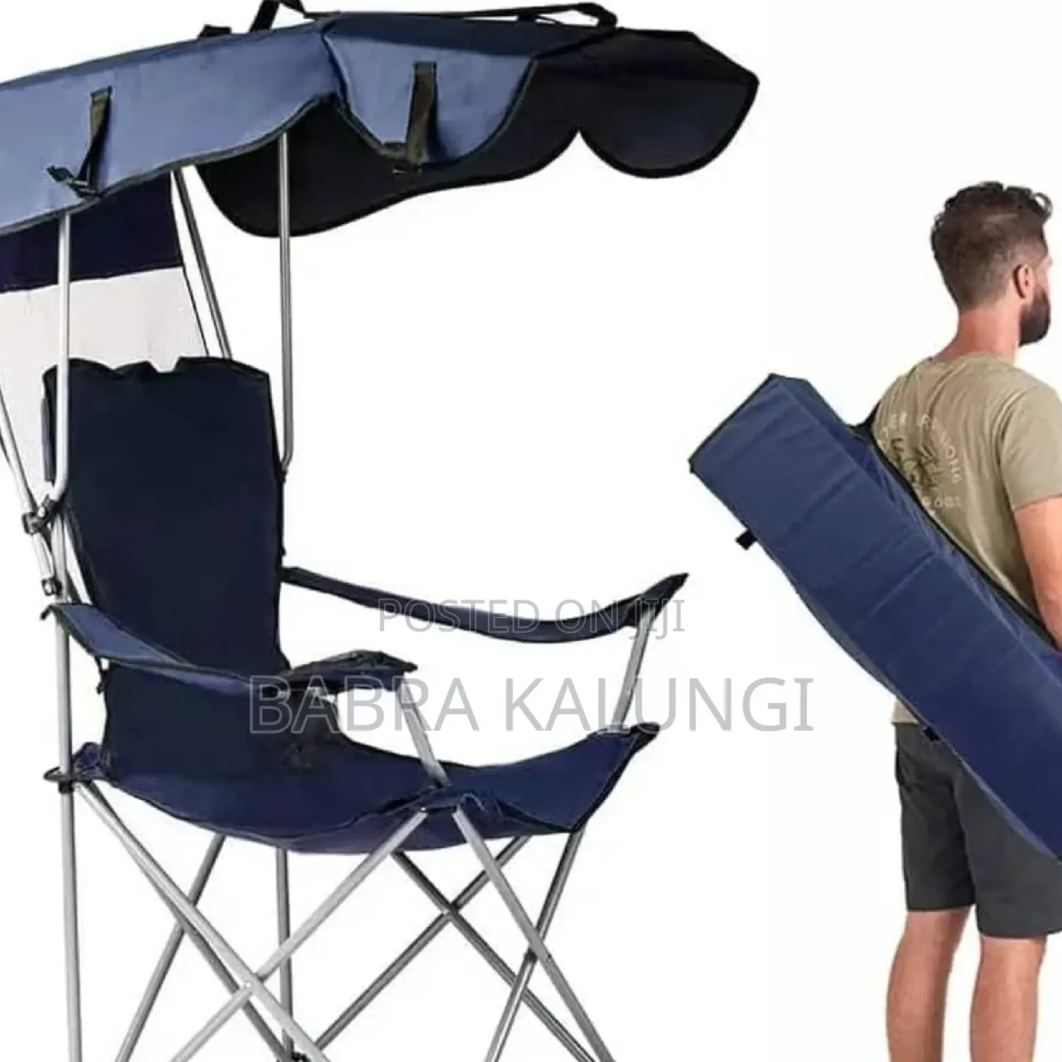 Portable Beach Chair With Shade Canopy