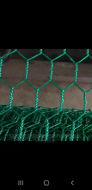 Coated Green P.V.C Chicken Mesh
