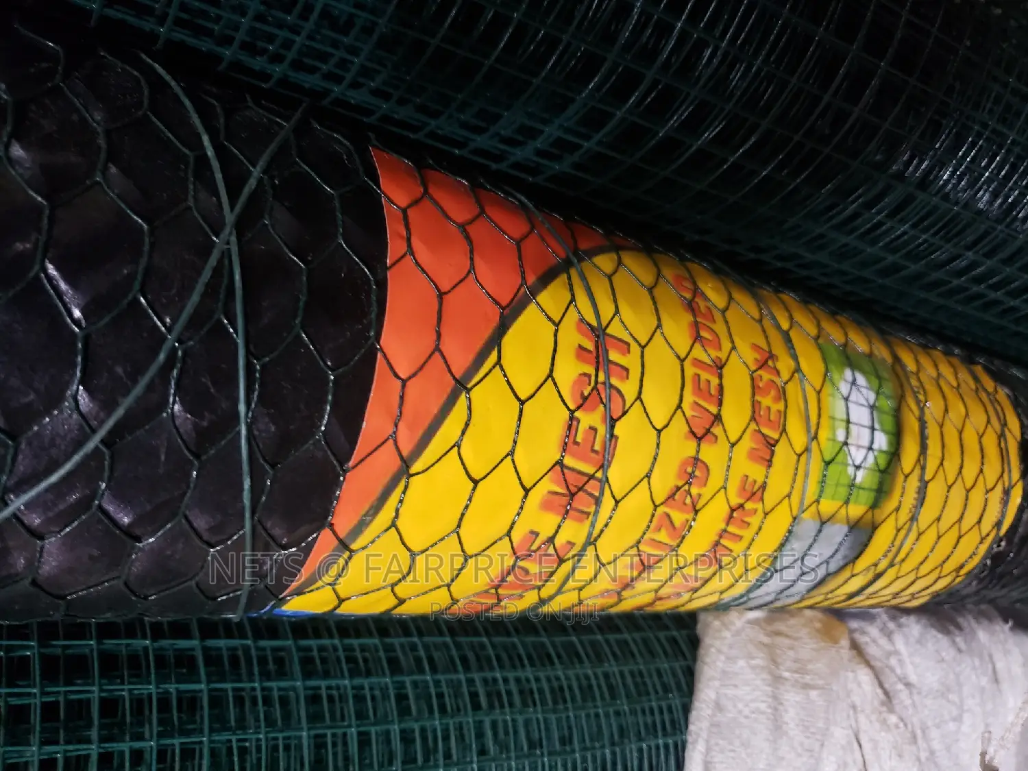 Coated Green P.V.C Chicken Mesh