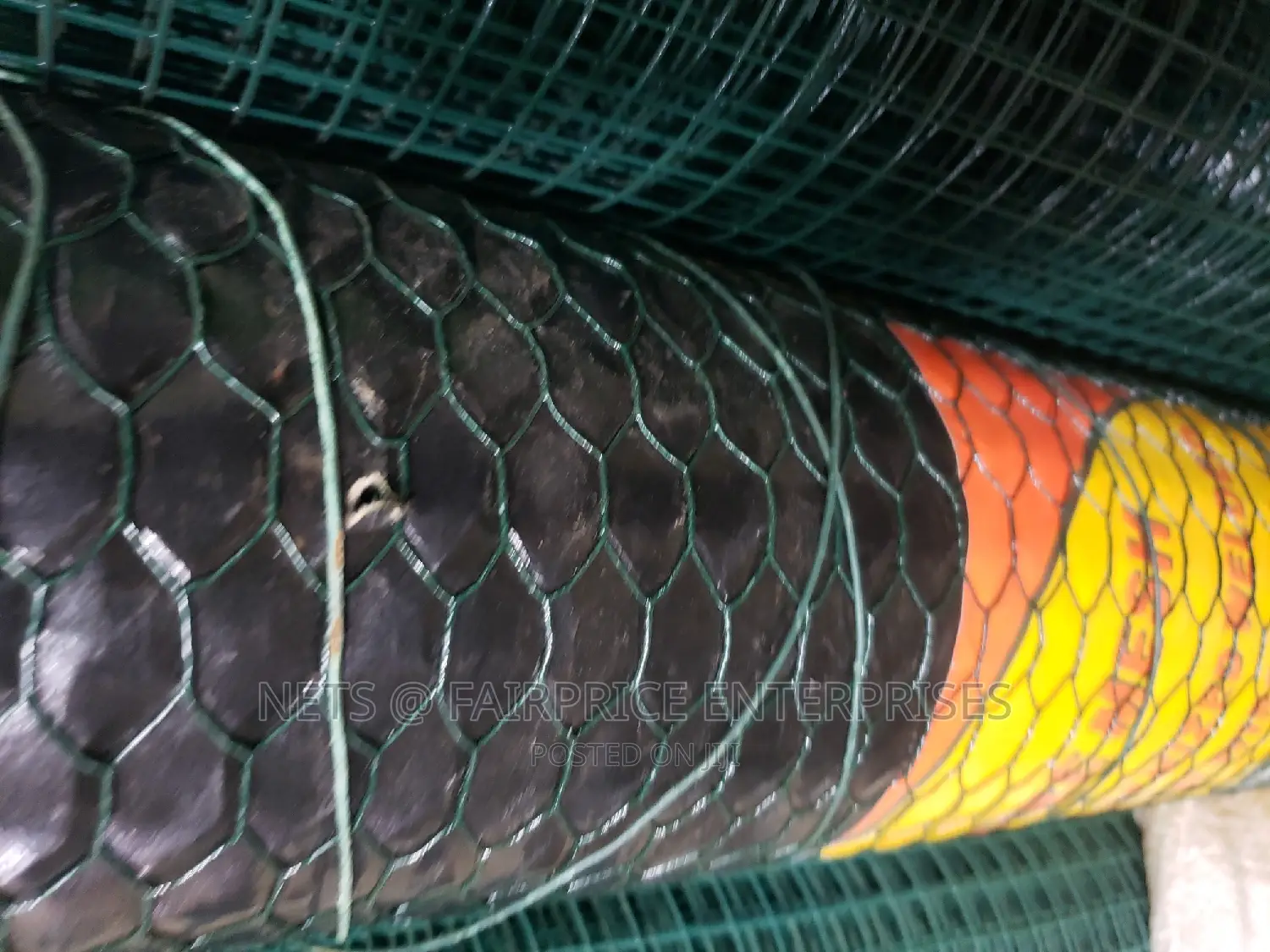 Coated Green P.V.C Chicken Mesh