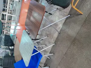 Mahogany Steel Legs Portable Table Only.