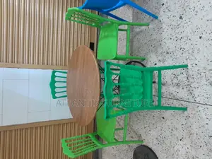 Green Chairs With Tables