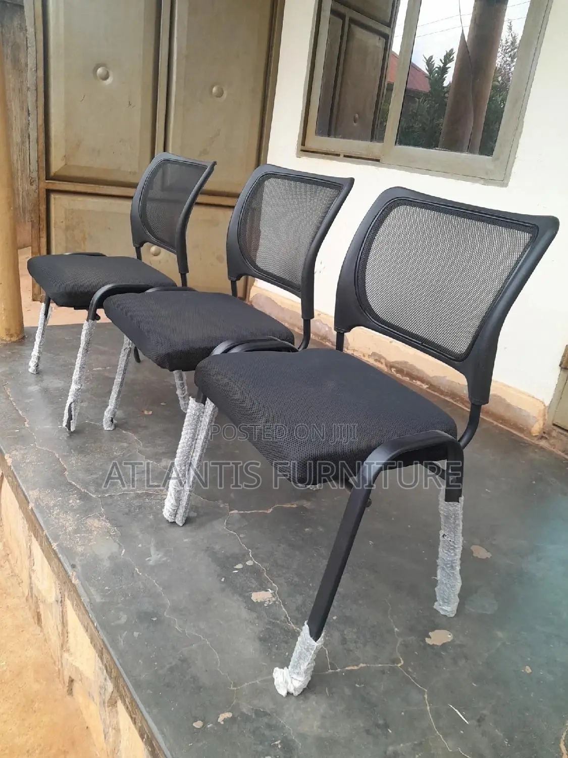 Netted Office Visitors Chair.