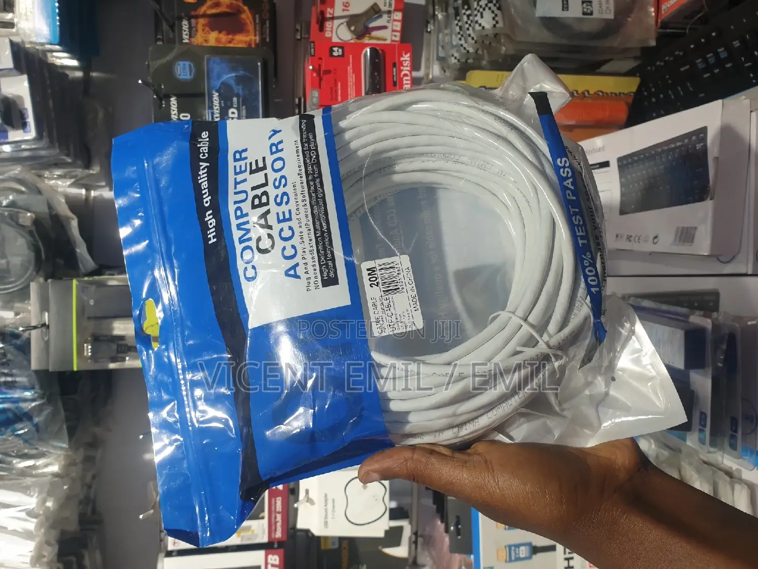 Ethernet Cable Cat6 20 Meters High Quality Cable 100%