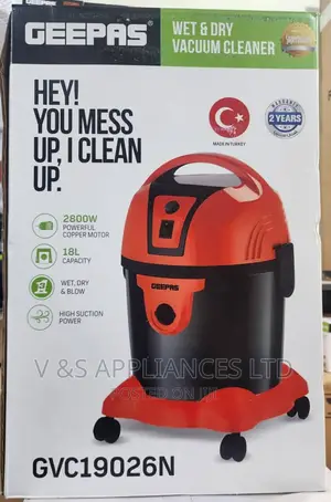 Geepas Vacuum Cleaner Wet and Dry