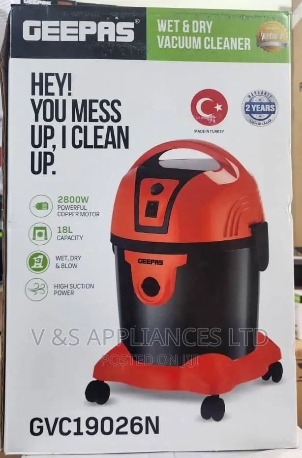 Geepas Vacuum Cleaner Wet and Dry