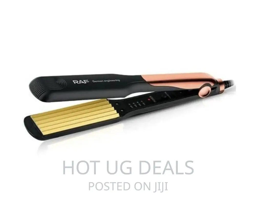 Raf Electric Hair Straightener Iron - Pink