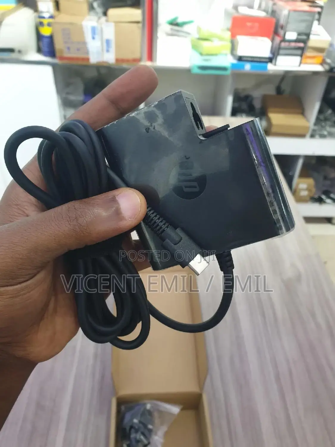 Hp Type C Adapter/Charger 65w Original 20v