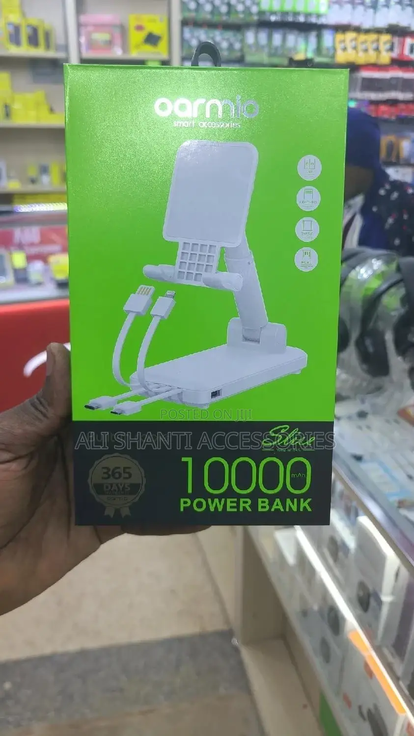Oraimo Power Bank and a Phone Holder