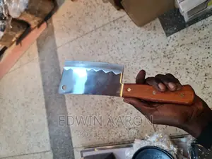 Small Butcher Knife With Wooden Handle