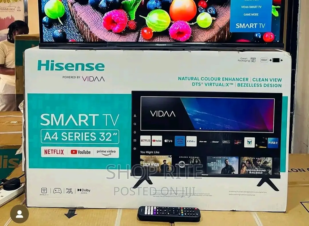 Hisense Digital LED Smart 32inches TVS.