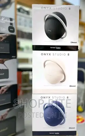 Onyx Harman Kardon Studio 8 Waterproof Speakers.
