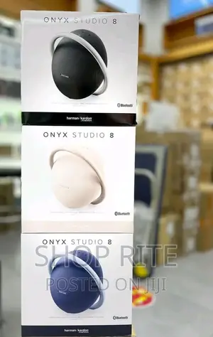 Onyx Harman Kardon Studio 8 Waterproof Speakers.