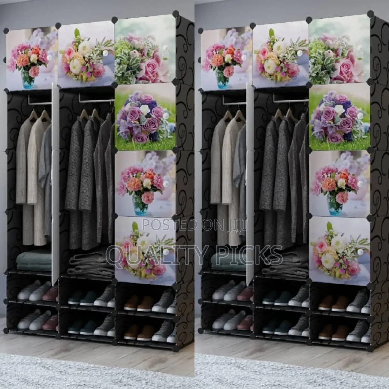 3 Door Plastic Wardrobe