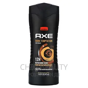 Axe Dark Temptation 3in1 Body Face Hair Wash for Men 400ml
