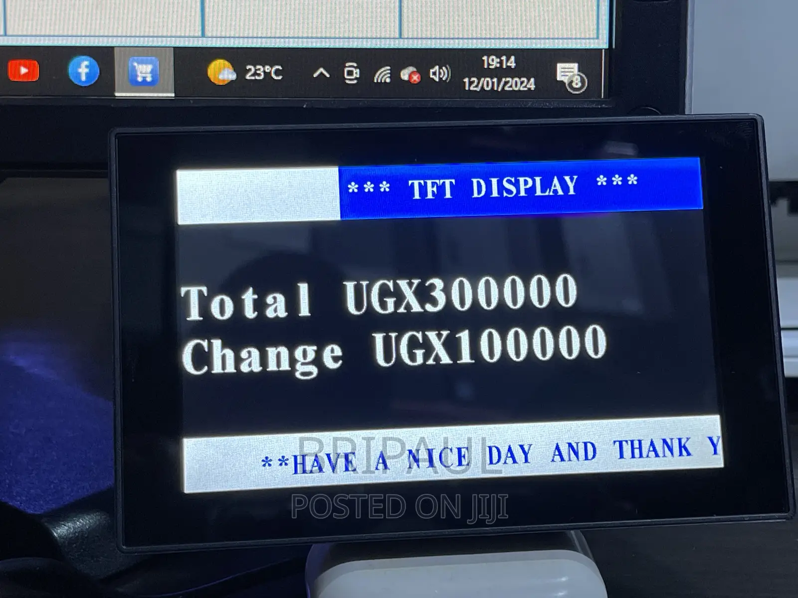 Customer Pole Display LCD Screen