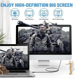 3.1 USB Type C to Hdmi Cable Phone to TV Converter