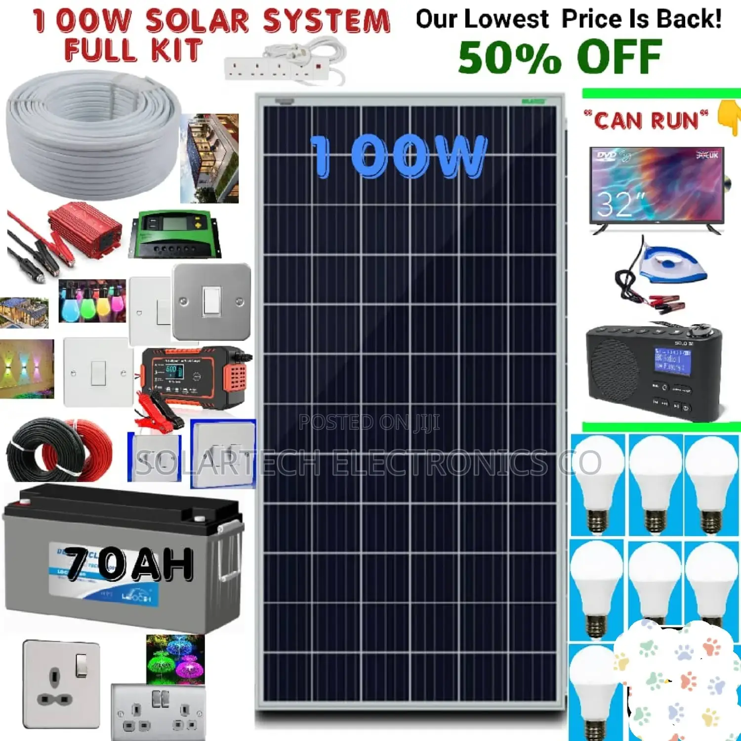 100w Solar Kit (Original)