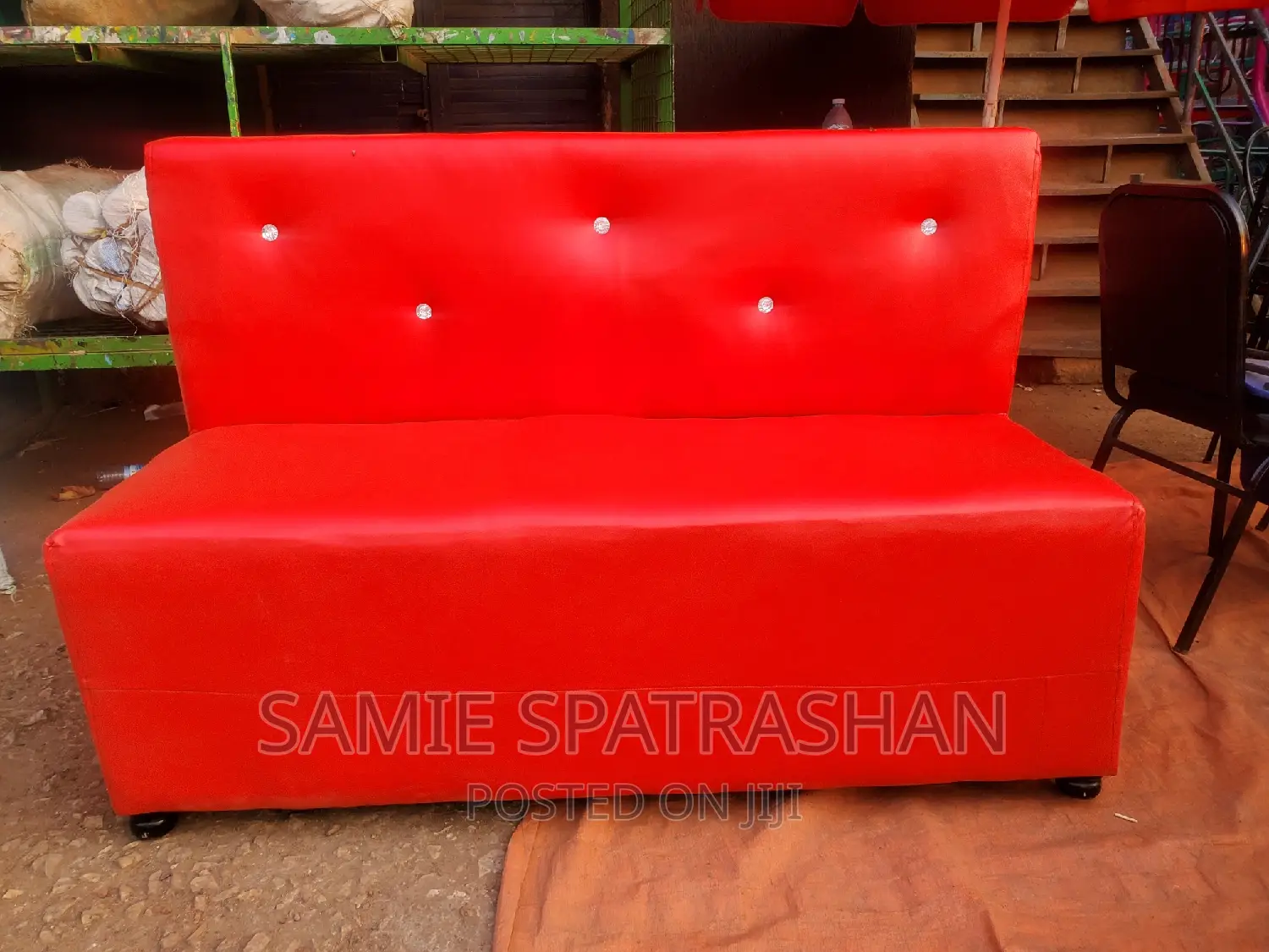 Sofa Waiting Chair Red