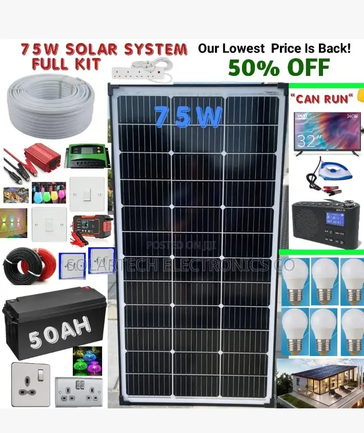 75w Solar Original Kit