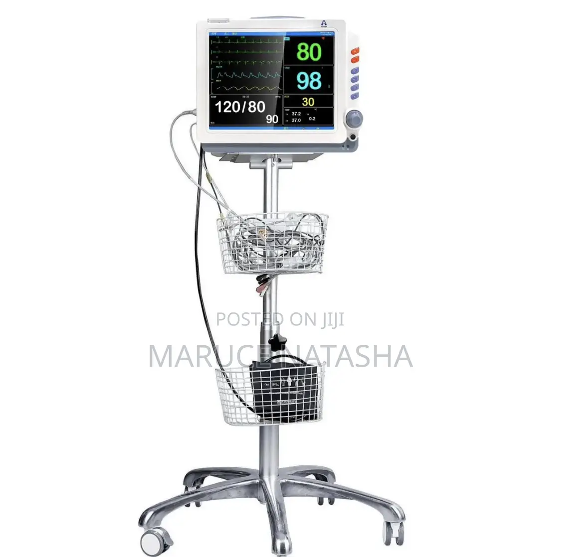 Patient Monitor With a Backup Battery(6 Parameters)