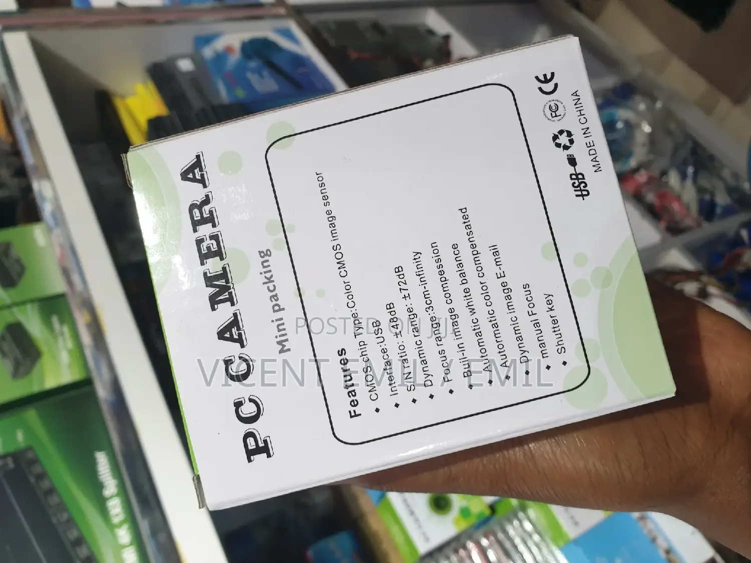 PC Camera Webcam Mini Packing