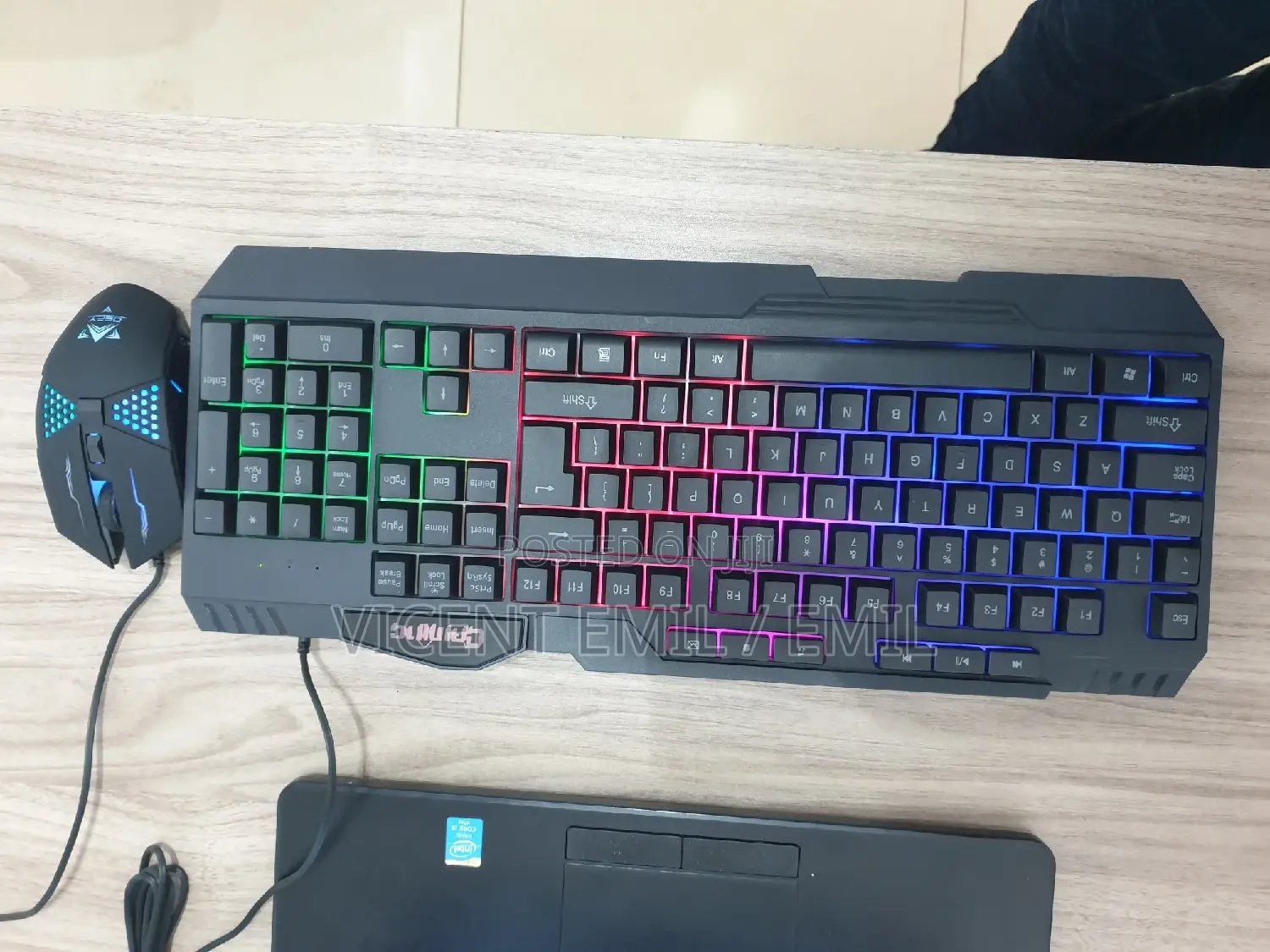K-10 Backlight Gaming Keyboard and Mouse Combo